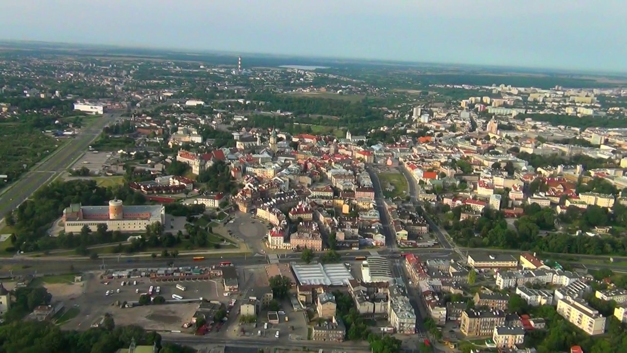 Lublin z lotu ptaka