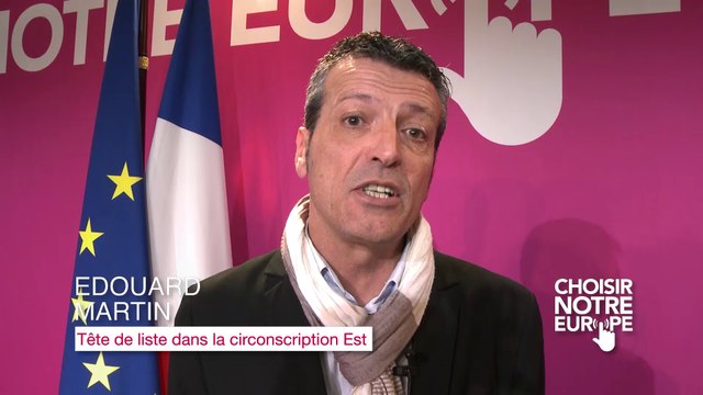 Edouard Martin - Lancement de la campagne «Choisir notre Europe»