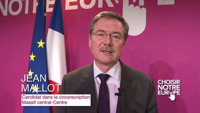 Jean Mallot - Lancement de la campagne des européennes «Choisir notre Europe»