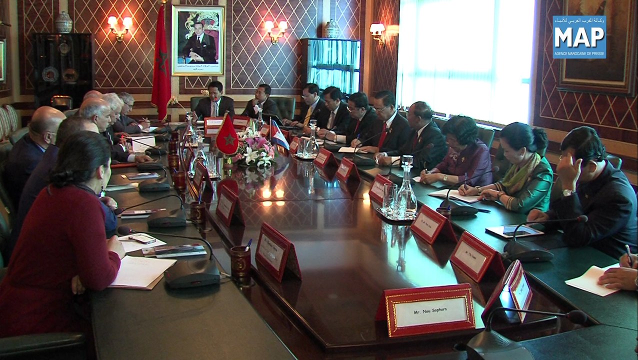 بيد الله يجري مباحثات مع رئيس الجمعية الوطنية للكمبودج 