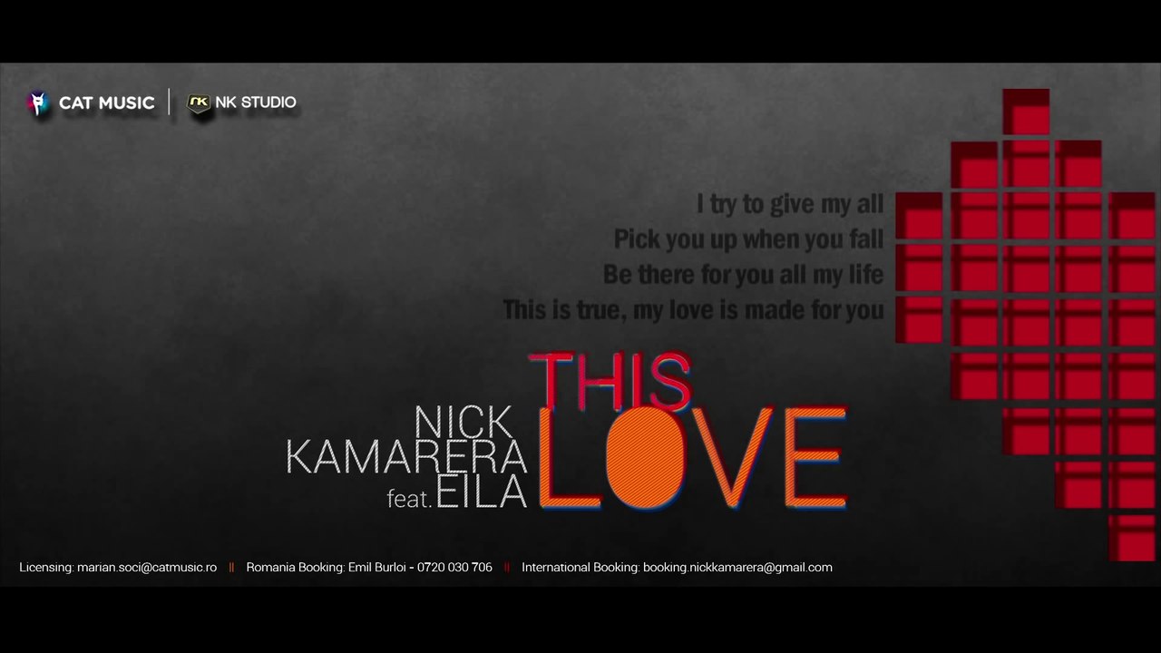 Nick Kamarera Feat. EILA - This Love (Lyrics Video)