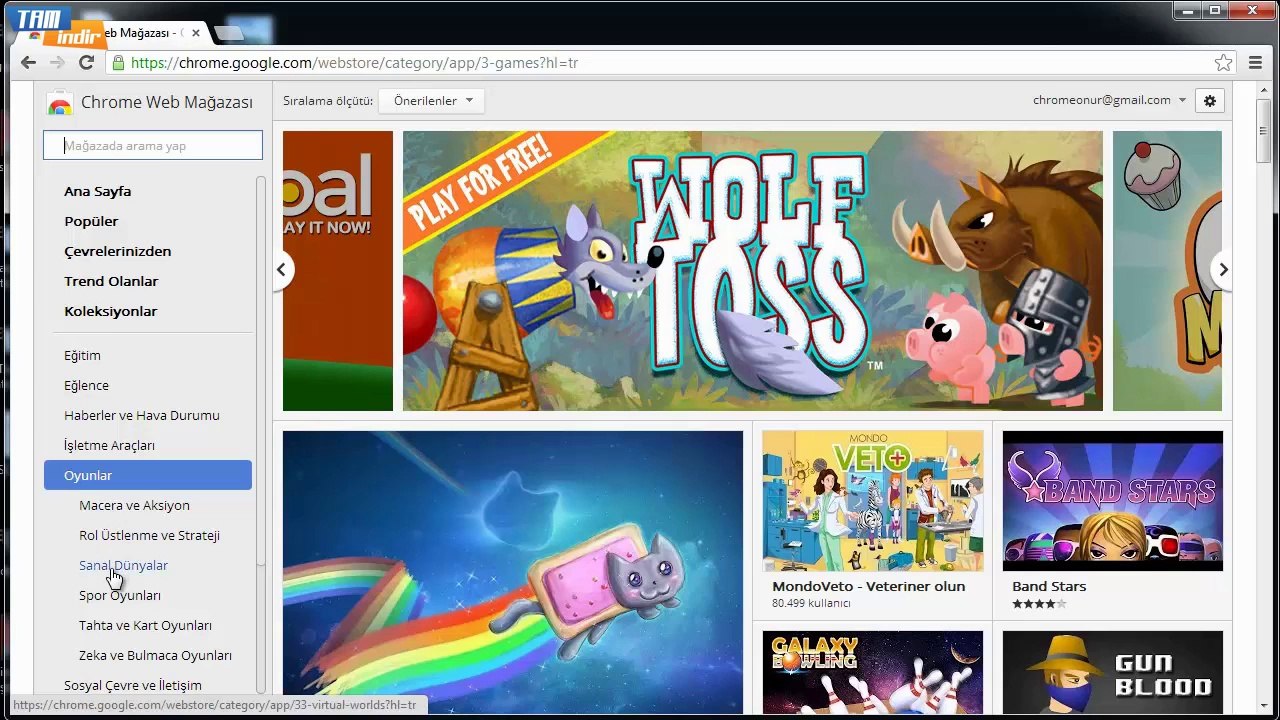 Google Chrome Tarayıcısına Nasıl Oyun İndirilir ve Yüklenir?