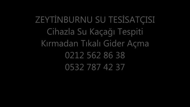 Zeytinburnu Su Tesisatçısı Uzman