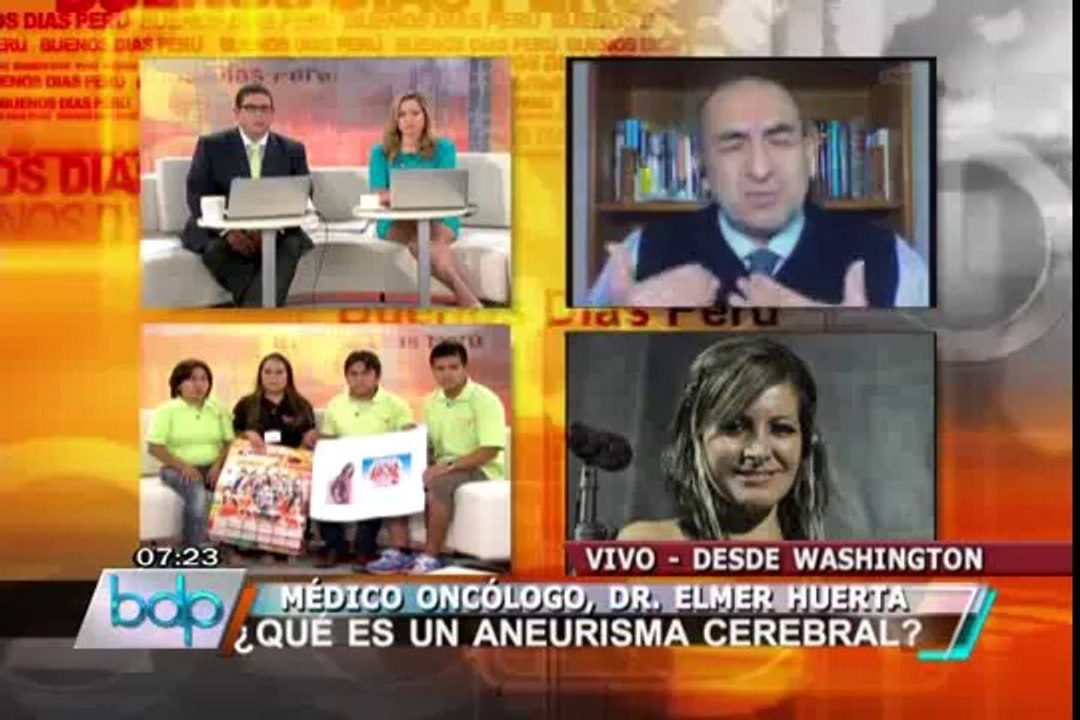 Conoce las causas y síntomas de un aneurisma cerebral con el Dr. Elmer Huerta