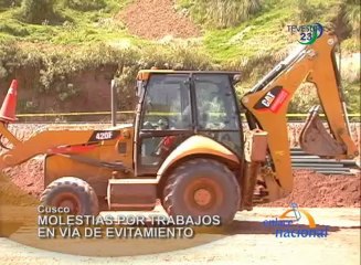 En Cusco, los trabajos en la vía de Evitamiento de la ciudad generan malestar en la población.