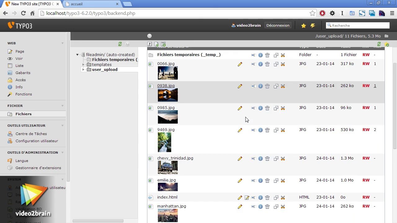 TYPO3 6.2 pour les administrateurs : trailer | video2brain.com