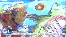 Recuerdan artistas plásticos cubanos a Hugo Chávez con mural