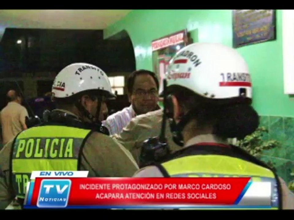 Chiclayo: Incidente protagonizado Marco Cardozo acapara redes sociales 04 03 14