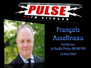 François Asselineau sur Radio Pulse 90.0 FM à Alençon - 13/04/2012