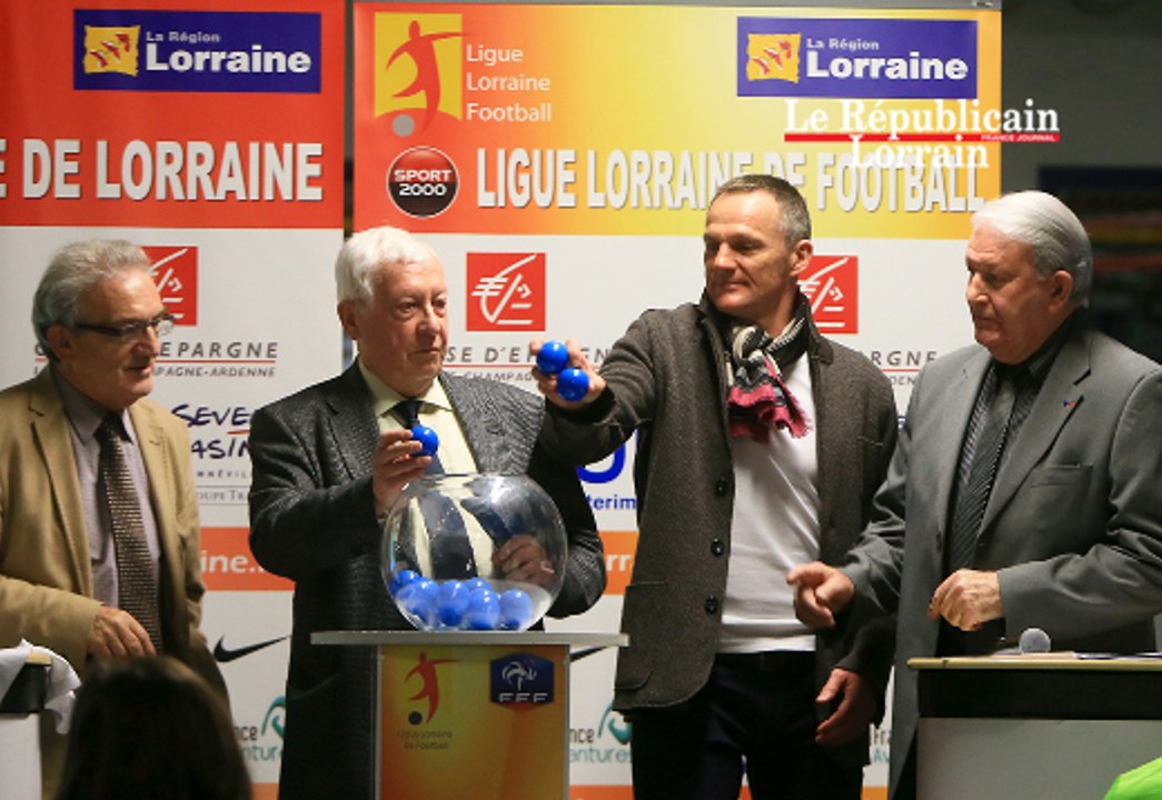 Coupe de Lorraine : Albert Cartier en meneur de jeu pour le tirage au sort des 8èmes de finale