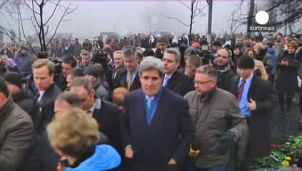 Download Video: Ucraina: Kerry condanna l'aggressione russa e annuncia aiuti per Kiev