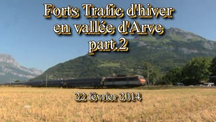 Forts trafic d'hiver 2014 en vallée d'Arve 2