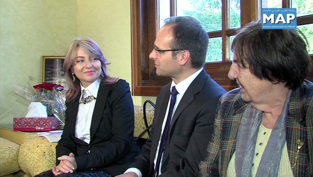  خليهن ولد الرشيد يتباحث مع رئيسة مجموعة الصداقة البرلمانية الكرواتية المغربية