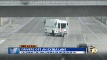Drivers to get extra lane during rush hour | Caltrans testing barrier transfer machines on I-15