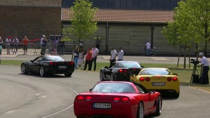 LE DEFILE DES CORVETTES