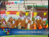 Coloridas comparsas danzaron en el Carnaval de San Antonio de Putina (8/9)