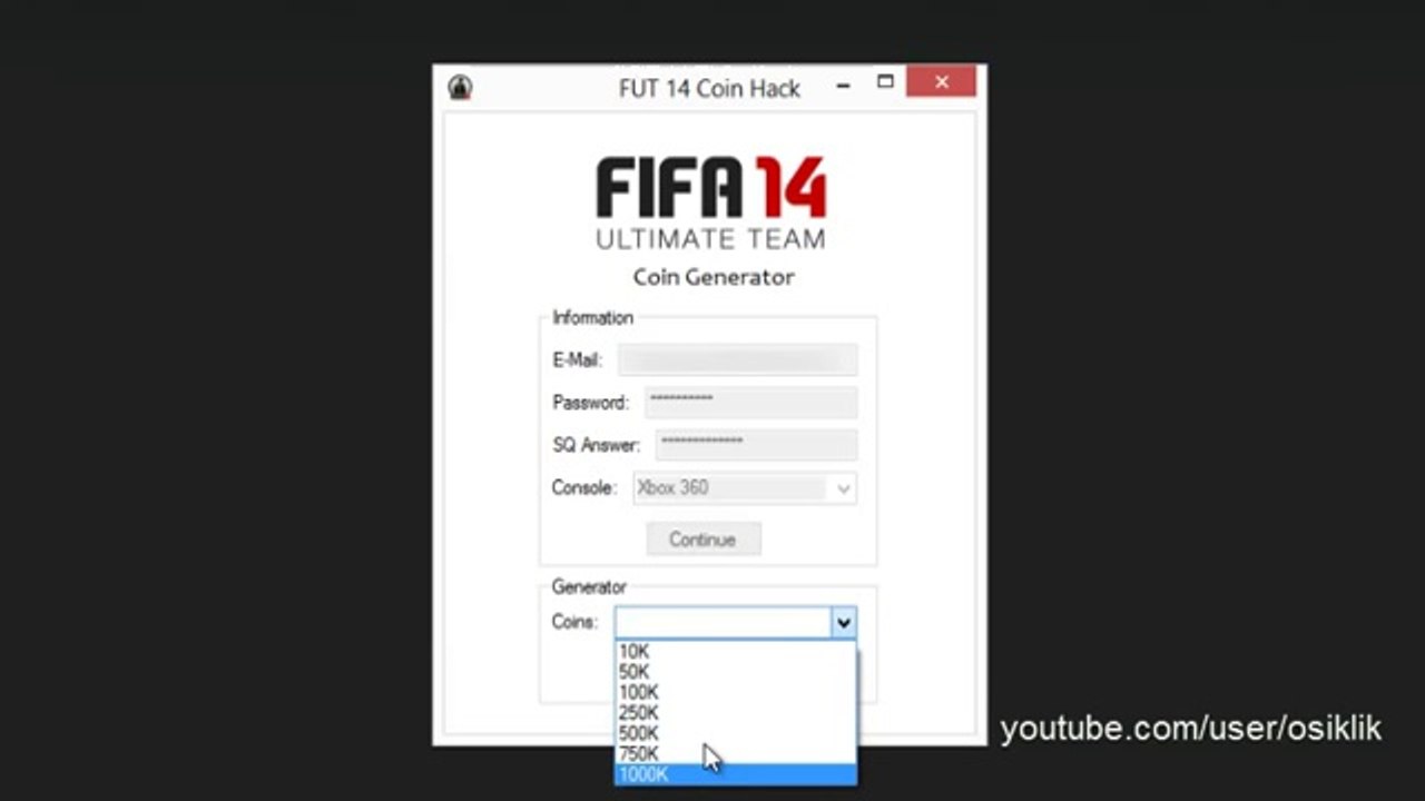 Fifa Ultimate Team 14 (FUT14) Coins generator  2014  Xbox