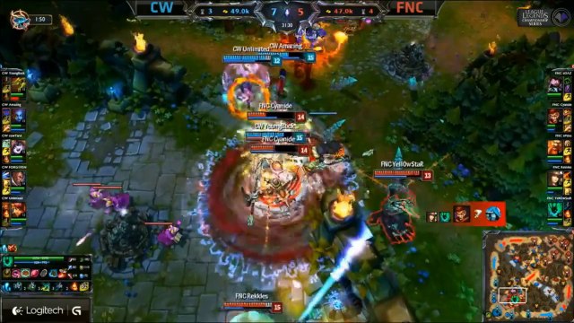 LCS EU W8D1 Game 1 CPW vs FNC