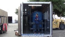 Pure Aqua| Sistema de filtración de carbón Activado en contenedores USA 520 GPM