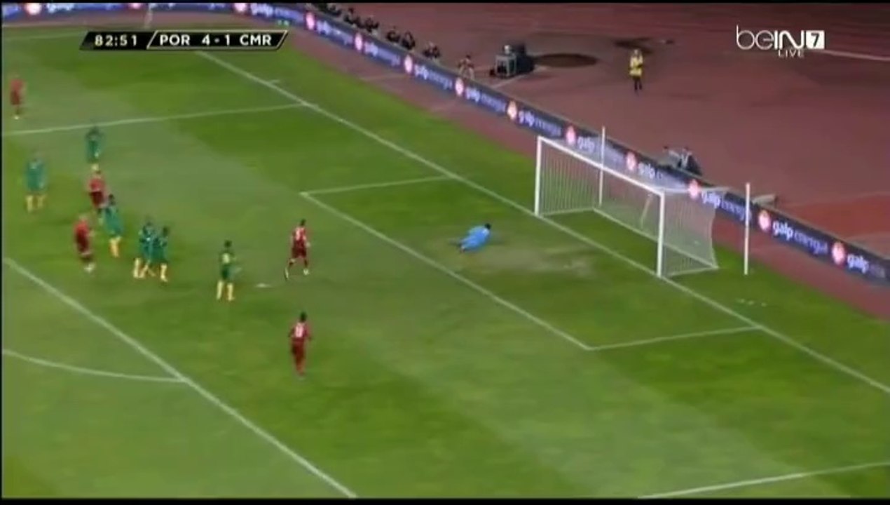 هدف رونالدو الثاني ضد منتخب الكاميرون