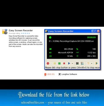 Get Easy Screen Recorder 1.3 Serial Number Free