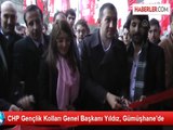 CHP Gençlik Kolları Genel Başkanı Yıldız, Gümüşhane'de