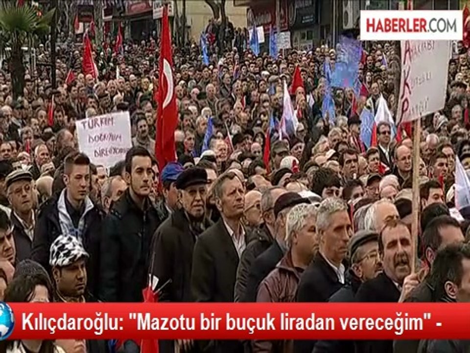 Kılıçdaroğlu: "Mazotu bir buçuk liradan vereceğim" -