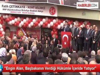 Oktay Öztürk: Engin Alan Başbakanın Hükmüyle İçeride Yatıyor
