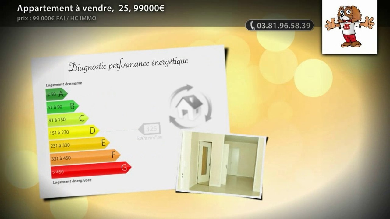 Appartement à vendre,  25, 99000€