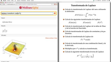 21 Curso WolframAlpha. Transformada de Laplace