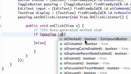 026 - If Toggle Button is checked