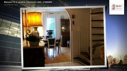 Maison F4 à vendre, Clermont (60), 218000€