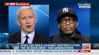 Spike Lee Anderson Cooper Talk Gentrification.
