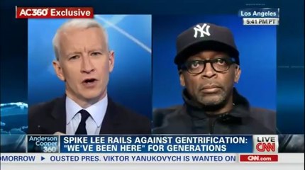 Spike Lee Anderson Cooper Talk Gentrification.
