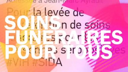 Soins Funéraires pour tous avec Stone, Brigitte Lahaie, Pierre Bergé et Jean-Luc Romero