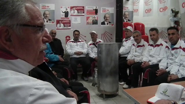 AFŞİN ESHAB-I KEHF GÖNÜL ELÇİLERİ CHP ZİYARETİ-HALİL DEMİR