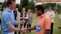 Muttiah Muralitharan vs Graham Swann Coin hitting Challenge MUST SEE!!