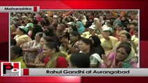 Rahul Gandhi addresses Congress rally in Aurangabad, Maharashtra