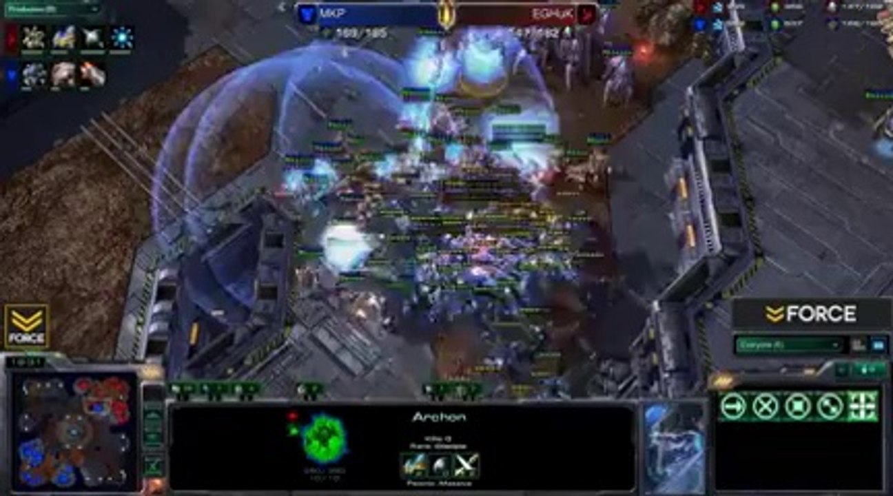 StarCraft 2 - MKP [T] vs HuK [P] G1 (Commentary)