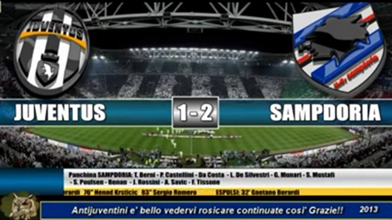 Juve Sampdoria 1 2
