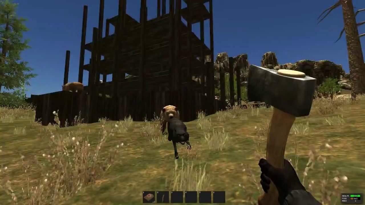 RUST - Bug No 2 - wolves bear crazy