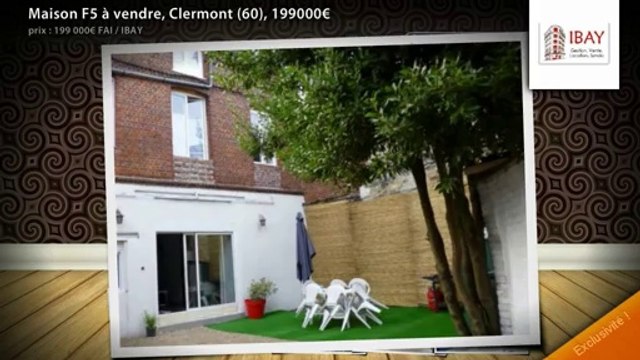 Maison F5 à vendre, Clermont (60), 199000€