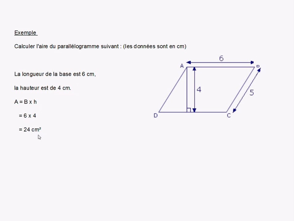 5 video 4 parallelogramme