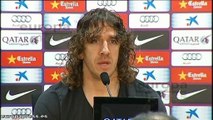 Carles Puyol dejará el Barça a final de temporada