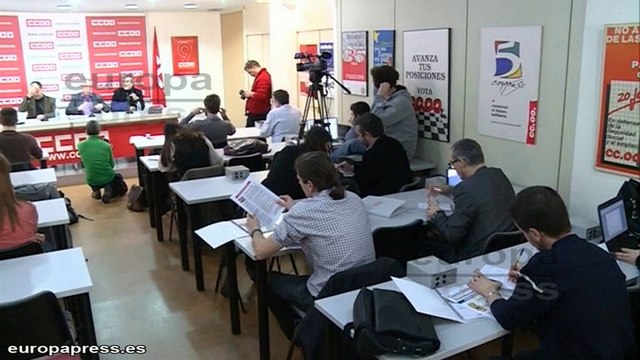 Sindicatos ven insuficiente la bajada del paro