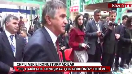 CHP'li vekili konuşturmadılar!