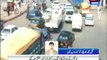 Karachi: Protests against chingchi rickshaw ban in Qayyumabad