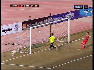 هدف ‫#‏النشامى‬ الاول في مرمى المنتخب السوري عن طريق اللاعب ثائر البواب