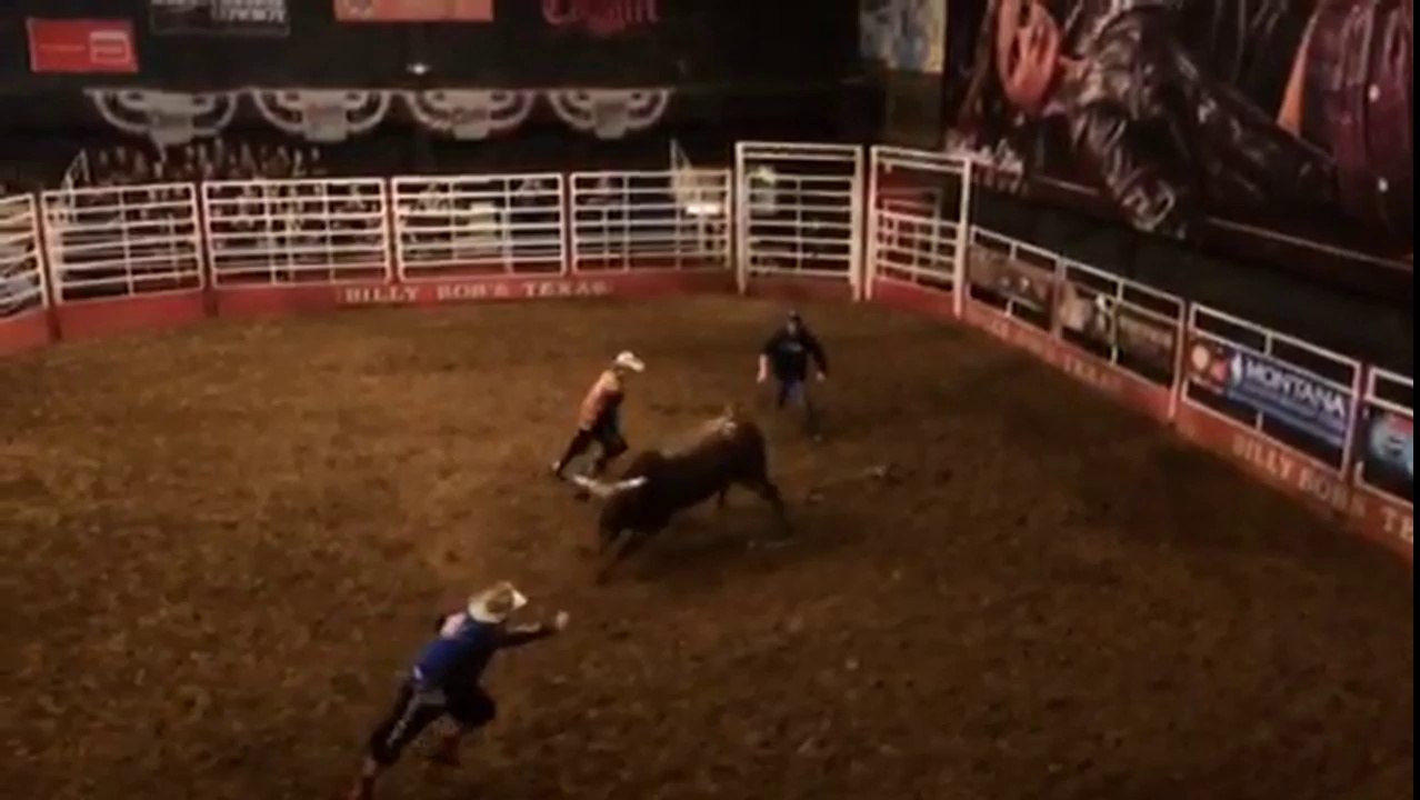 Bull Riding Accident Video