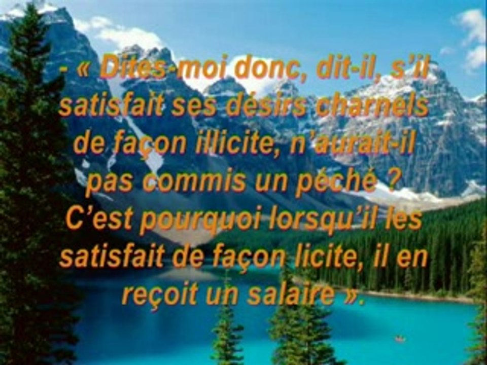 Hadith 25 - Les sens large de l'aumone